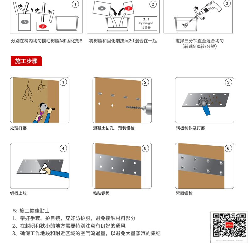 包钢个旧粘钢加固施工过程